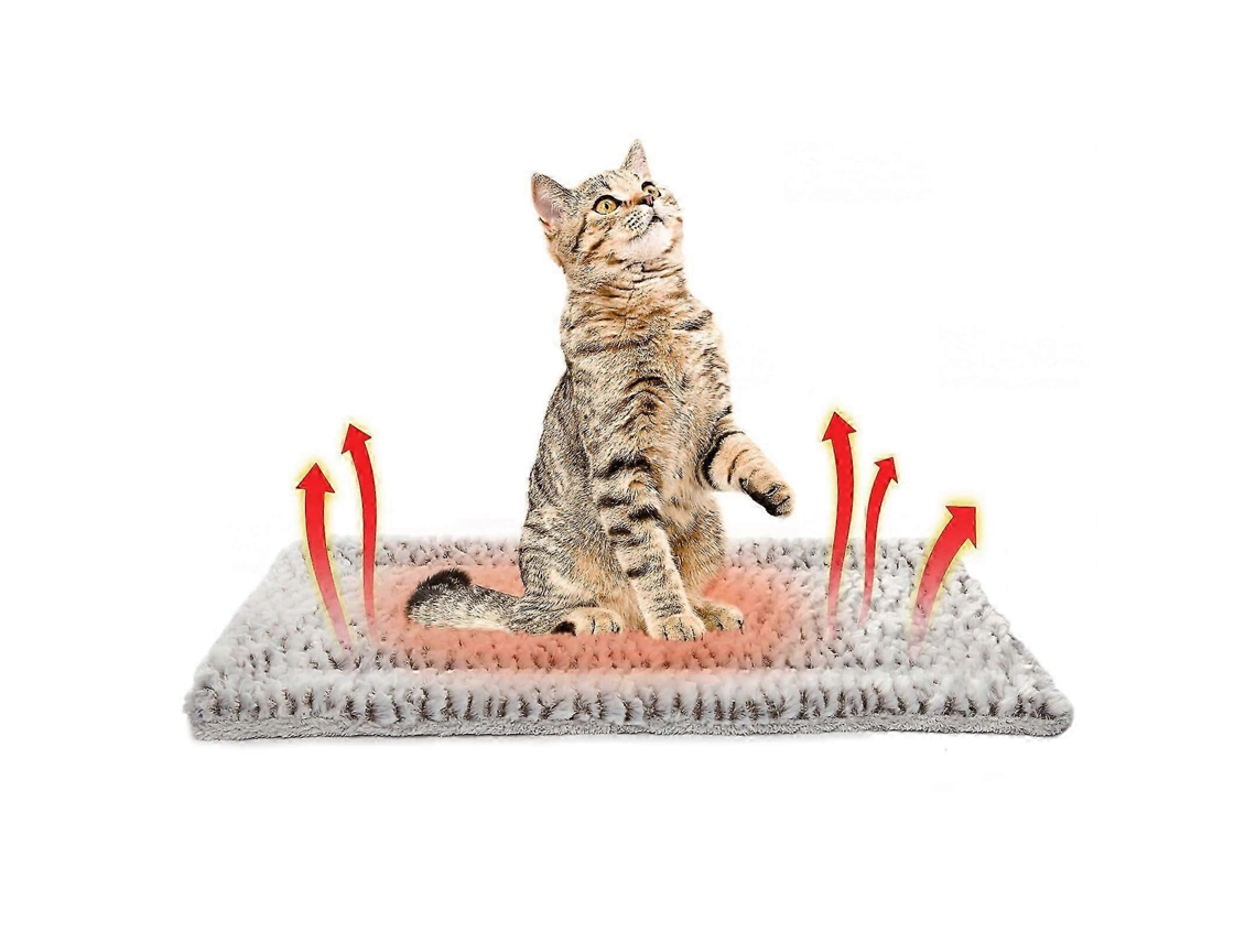 Cama Para Cães E Gatos, Tapete Calmante Para Uso Interno E Externo, Macio, Lavável, Não Elétrico, Almofada De Aquecimento Silenciosa. Olysi Shop