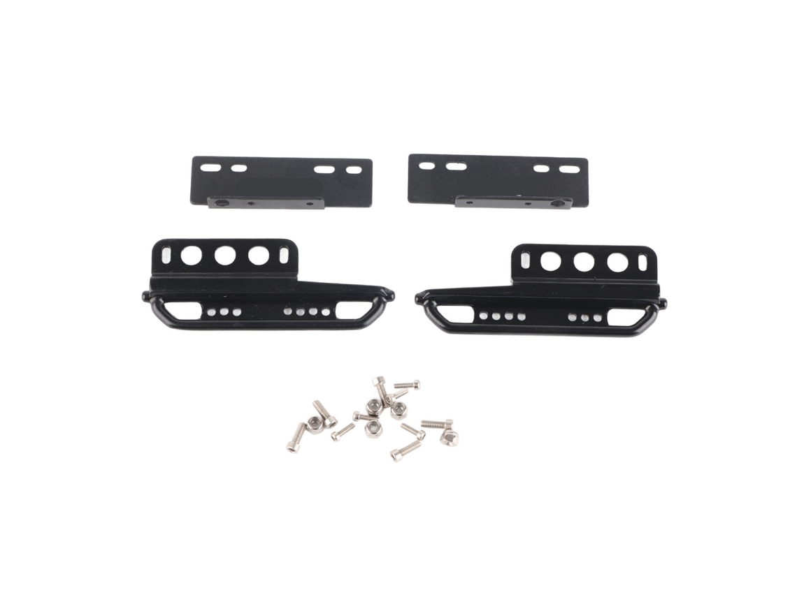 Pedal lateral de ferro resistente ao desgaste para Axial SCX24, suporte robusto, acessório preto para carro RC.