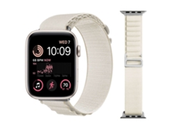 Bracelete Alpine G-Hook Ajustável Apple Watch Series 3 42Mm Branco