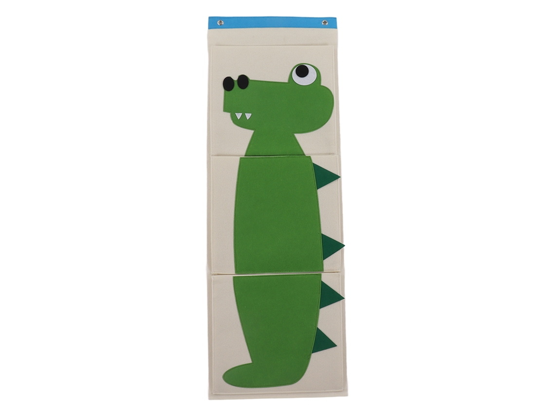 Saco de Armazenamento de Parede 3 Camadas com Ganchos Animal 100.6x34.9cm S/MARCA