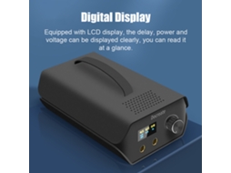Laxiscreed Soldador Por Pontos Com Display Lcd E 120 Níveis Ajustáveis Para Capacitores De Faraday