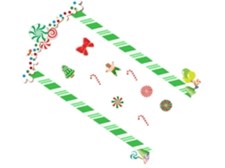 Adesivos De Natal Para Porta, 1 Conjunto, Decorações Festivas De Natal Para Porta, Adequado Para Uso Gokoco