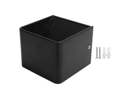 2026 lâmpada de Parede Led Exterior Impermeável Ip65 para Pórtico Jardim Quarto 3w 85 265v Luz Branca Quente