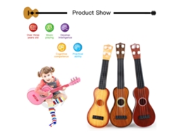 Ukulele Infantil Para Crianças Iniciantes Brinquedo Musical Educativo Mini Instrumento Leve Presente Ideial