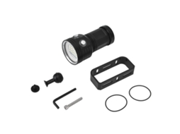 Lanterna Subaquática 27 Leds IPX8 Impermeável 100m Luz de Preenchimento S/MARCA