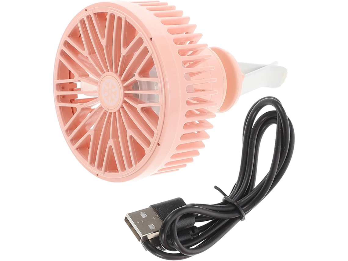 Saída De Ar Rosa Para Carro Aboofan, Portátil, Usb, Compacta E Fácil