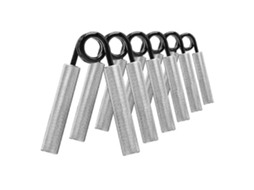 Lurelia Fortalecedor De Mão 6 Peças De 100lb 350lbs Hand Grip Trainer Fitness Hand Grip Set, Aço Carbono Sem Aderência Resistente St