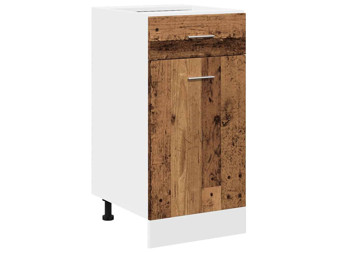 Drawer Bottom Cabinet, Drawer Bottom Cabinets Vidaxl Marrom Madeira Processada (n/a)
