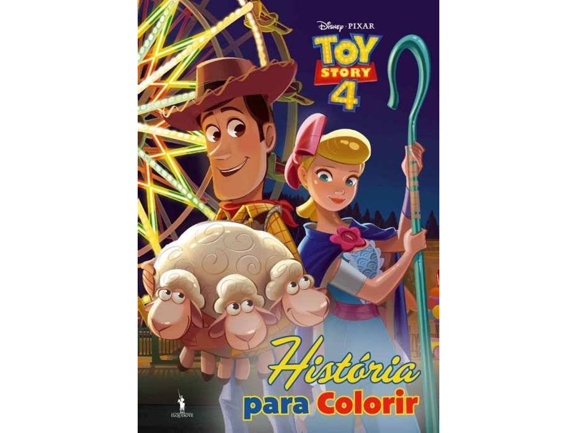 Livro Toy Story 4 - História Para Colorir de (Português)