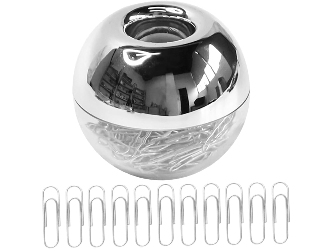 Conjunto De Pequenos Clipes Metal Prateados Para Organizar Documentos Em Casa E No Escritório Clips Decorativos