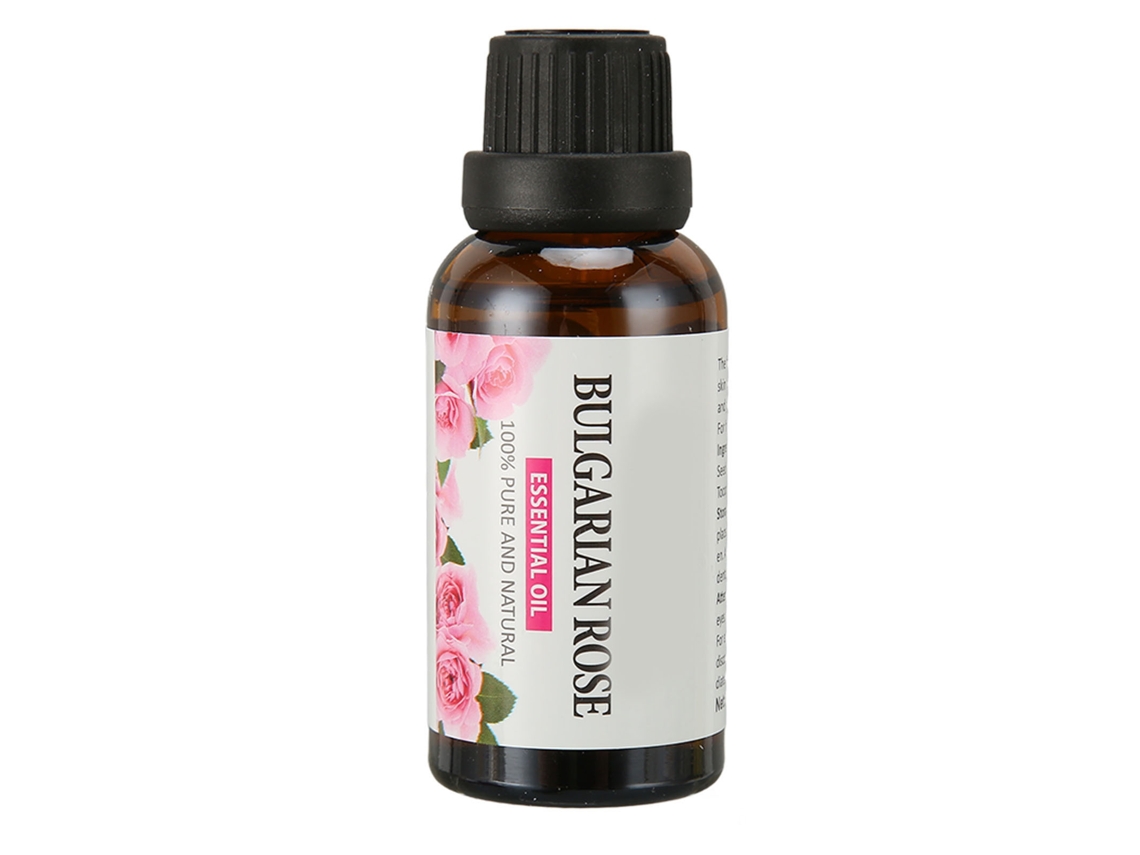 Óleo Essencial De Rosa Para Massagem 30ml Para Aromaterapia Facial E Corporal