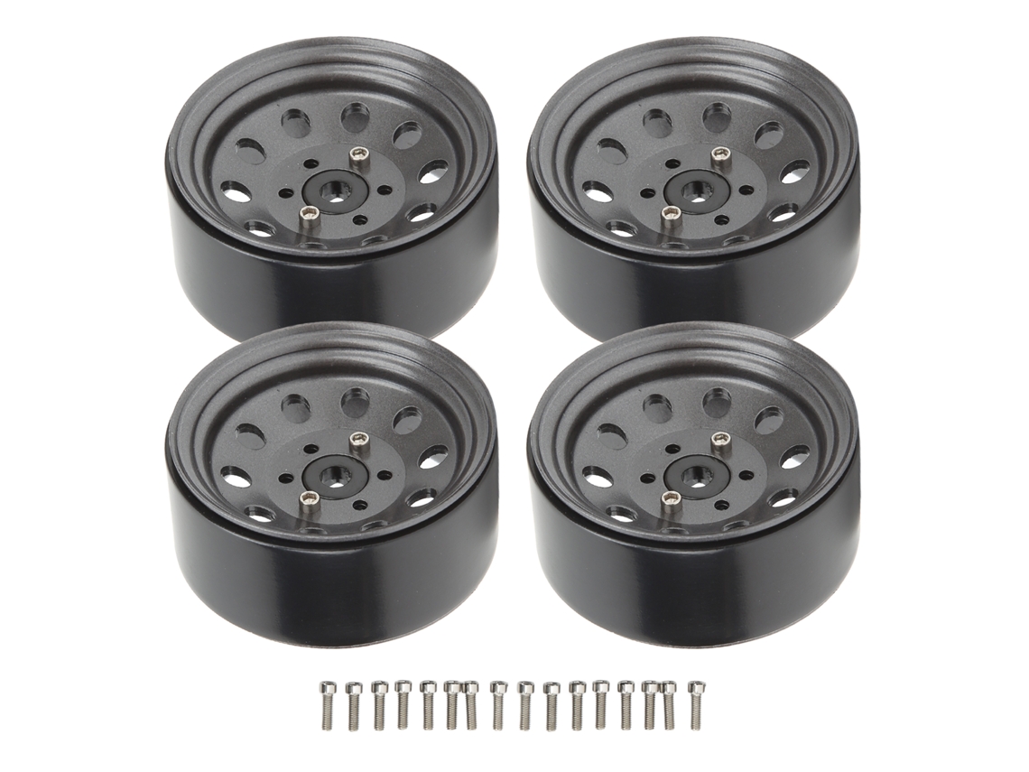 2026 4pcs Cubo de Roda Rc Beadlock 1.9 Polegadas de Ferro Resistente Ao Desgaste para Substituição Cor Ti