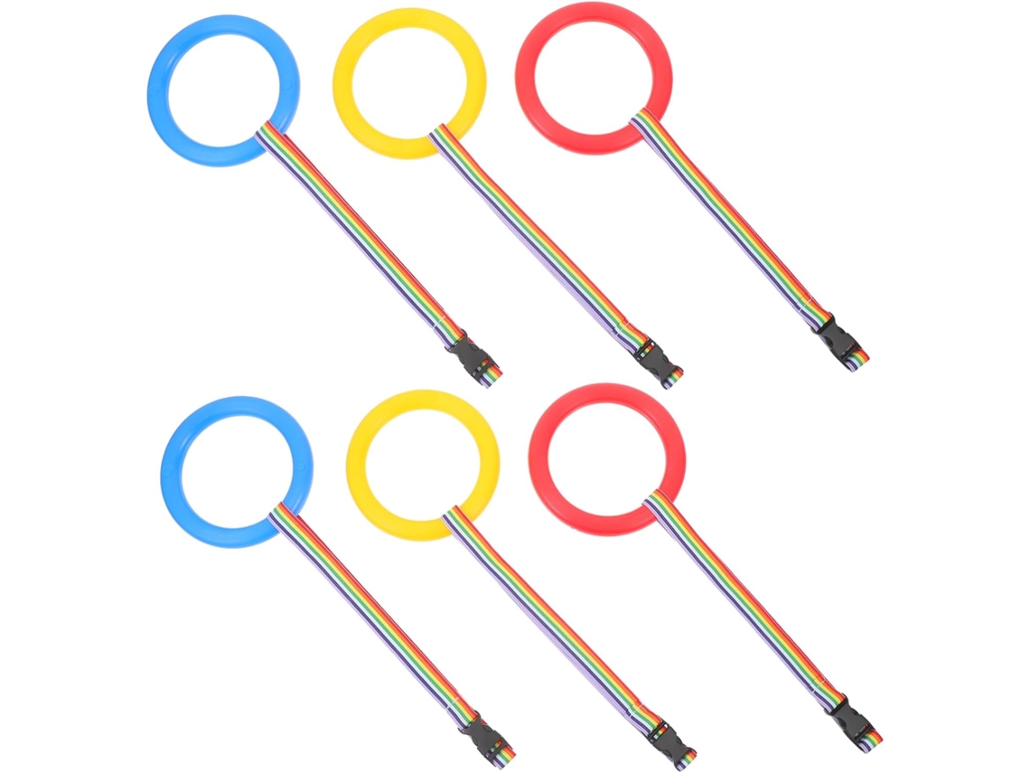 Corda de Segurança para Meninos e Meninas, Conjunto de 6 Peças em Plástico e Fibra, nas Cores Azul, CHABERLU