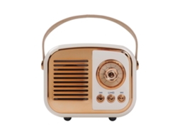 Caixa de som Bluetooth retrô, vintage, mini rádio, estilo antigo JYTGALX