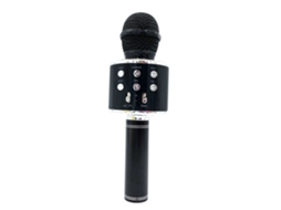 Aetheria microfone Condensador Integrado Ws858l Iluminado com Luzes Led para K Song e Música