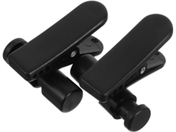 Clipe E Cabo De Recortes Preto E Abs 2 Peças Rotação 360 ° Para Organização E Fixação Cabo Em Roupas,