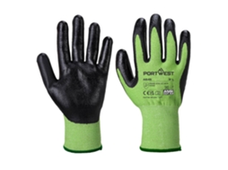 Luva Green Cut Com Espuma Nitrílica - Alta Proteção E Conforto Verde Preto / Xxl