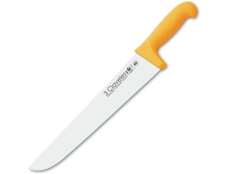 Faca de Cozinha 3 CLAVELES (Amarelo - Aço Inox - 30 cm - 12')