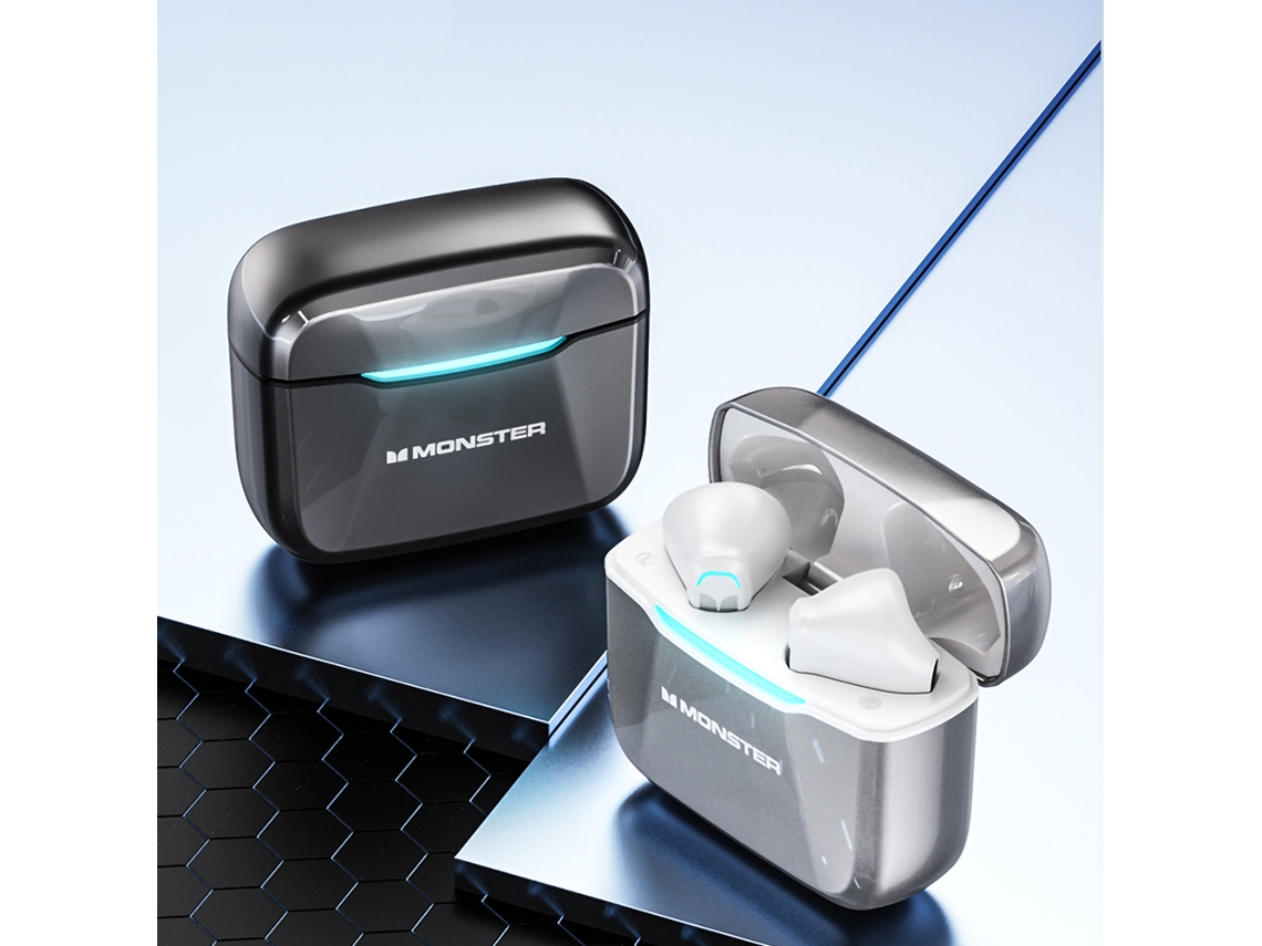 Monster Gt11 Fones De Ouvido Sem Fio True Wireless Bt5.0 Semi-intra-auriculares Som Hifi Preto