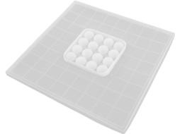 Molde De Silicone Para Jogo De Go, Molde Artesanal Para Peças E Tabuleiro