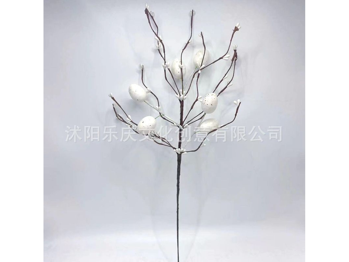Ramo de Flores para Decoração de Páscoa em Branco LAXISCREED