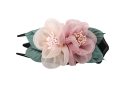 Novo Estilo de Flor de Seda Grampo de Cabelo Bandeja Grampo de Cabelo para Mulher JEDBESETZT