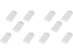 Kit Com 10 Filtros Hepa Para Aspirador Robô V5s V5 X5 V3s Pro V3l V50