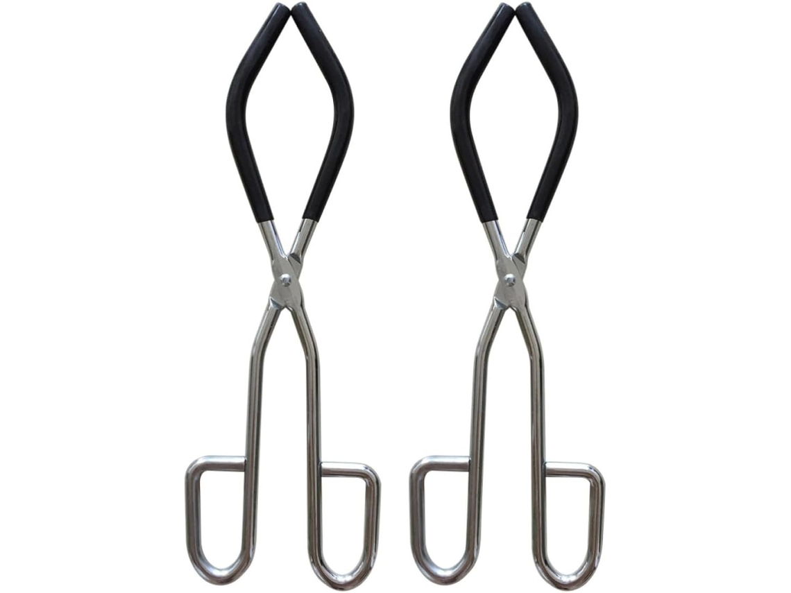 Magiclulu Gramps de Metal para Béqueres, Clipe de Fixação Segura com Revestimento Protetor, 2 Gramas, Cor Aleatória