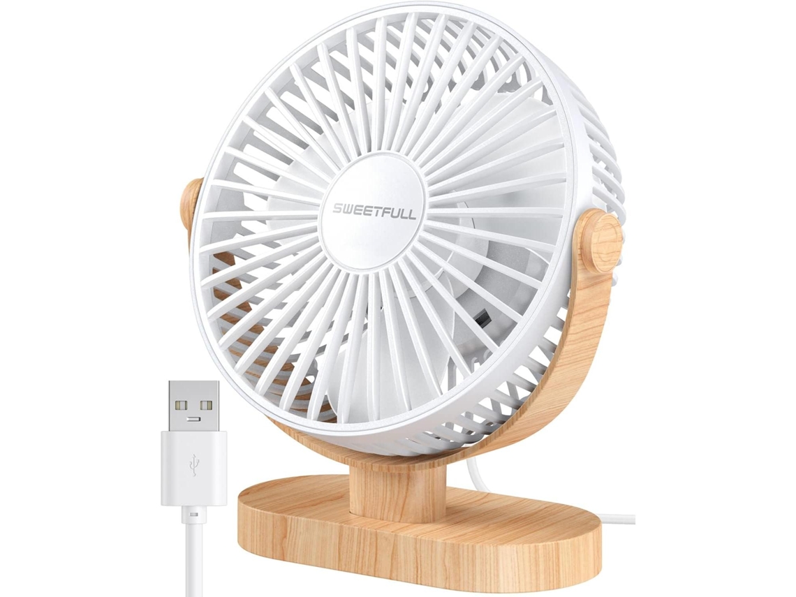 Ventilador de pescoço MDUG USB, sem fio, sem pás, 3 velocidades