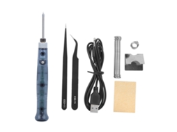 Mini Kit de Ferro de Soldar USB Portátil (para Soldagem E Reparo Elétrico)