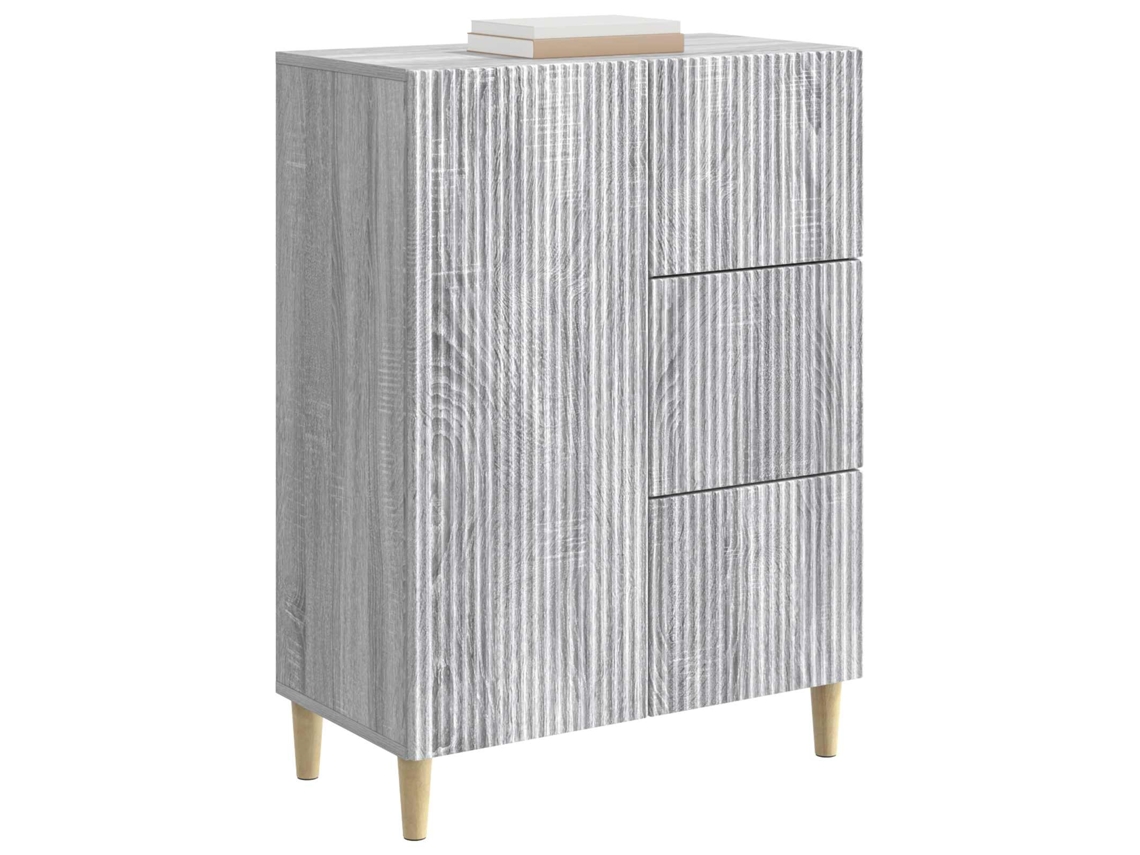 Buffet MAISON EXCLUSIVE Sonoma Cinzento 66x34,5x90 cm Derivados de Madeira