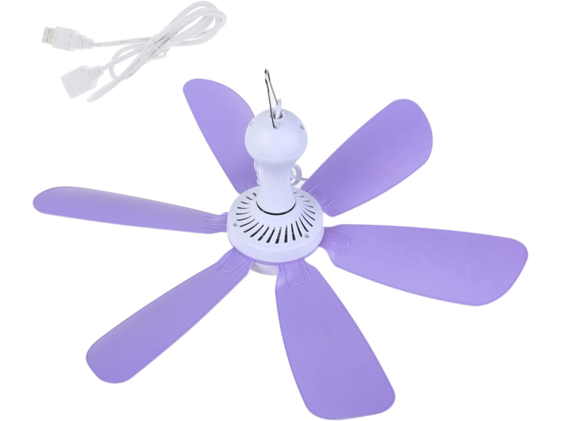 Ventilador De Teto Portátil Para Camping, Com Controle Remoto Usb, Silencioso E Silencioso, Dormitório E Camping, Para Escritório, Uso Externo