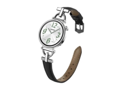Pulseira De Couro Com Fecho De Metal Em Formato De D E Cabeça Plana, 20 Mm