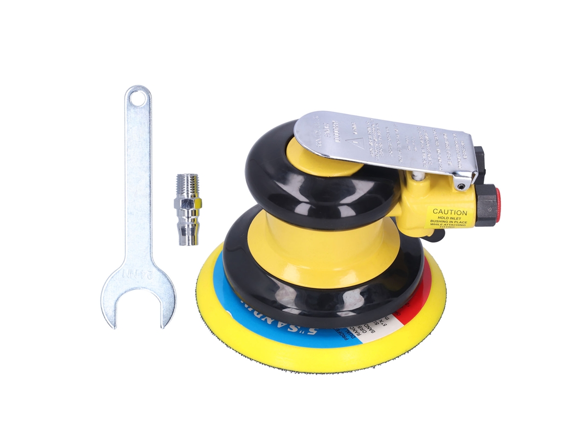 Lixadeira Pneumática 5 Polegadas 10000rpm para Madeira Metal Fibra de Vidro Primerox S/MARCA