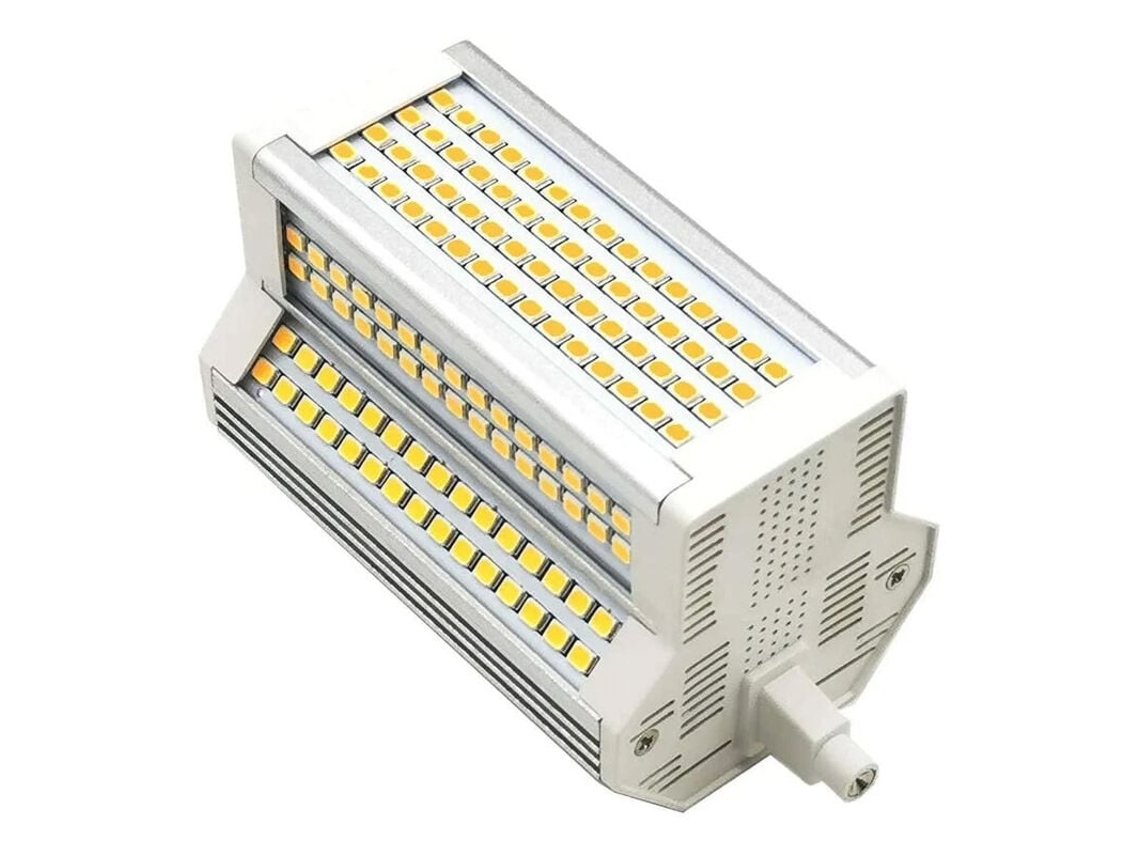 Lâmpada Led R7s 50w Luz Quente Regulável 3000k Dupla Extremidade J118 J Tipo 118mm 4.64 Lâmpada De Led 5000lm 500w Equivalente A Halógena Iluminação E