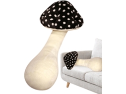 Almofada Fofa Em Formato De Cogumelo De 70 Cm - Manta De Pelúcia Super Macia, Ideal Para O Pescoço E A Cabeça.