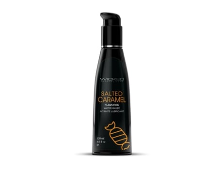 Lubrificante à Base de Água Aqua Salted Caramel 120 ml WICKED