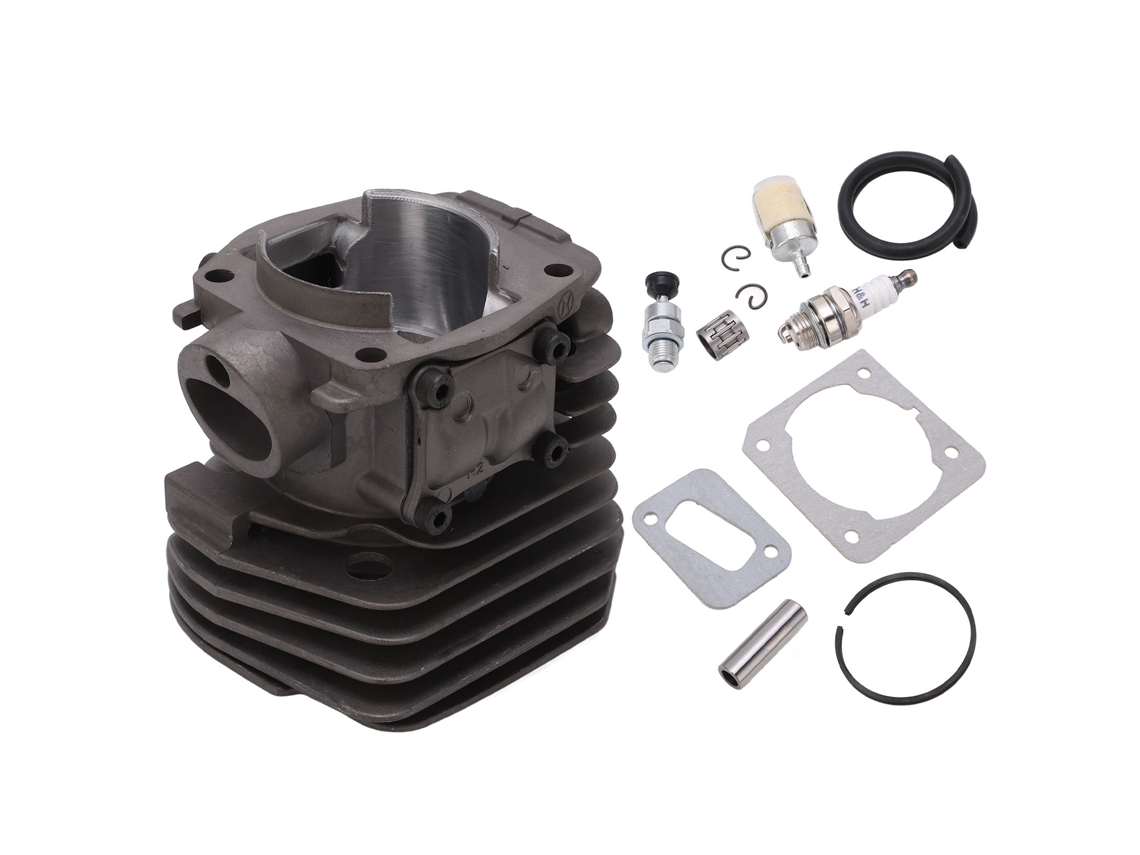 Kit Cilindro Serra Elétrica Com Vela De Ignição Rolamento Agulha Válvula De Alívio De Pressão Para Husqvarna 351