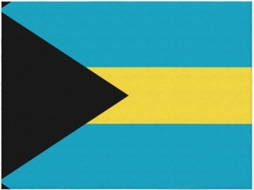 Manta de Flanela Ultramacia Phayah com Estampa da Bandeira Das Bahamas Ideal para Sofá Cama Sala Estar Escritó