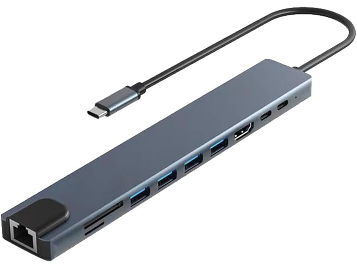 Estação De Acoplamento Usb-c 10 Em 1, Dock Expansão Usb, Hub Usb-c,