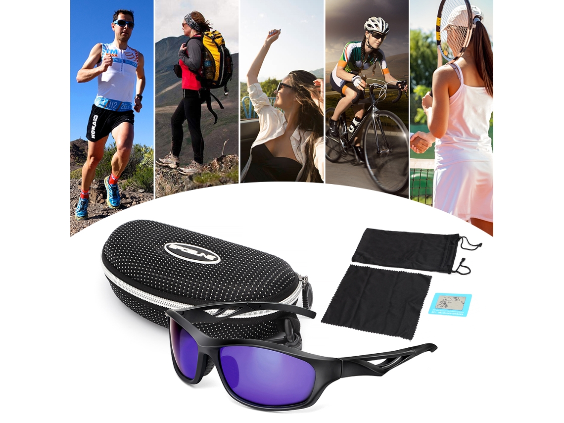 Business óculos de Ciclismo Outdoor UV400 Proteção Polarizada com Estojo para Homens e Mulheres