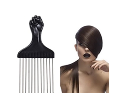 2026 peine Afro para Pelo Rizado Insert Brush Fork Antiestático Herramienta de Peinado Plástico