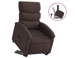 Stand Up Recliner Chair, Stand Up Recliner Chairs Vidaxl Marrom Tecido