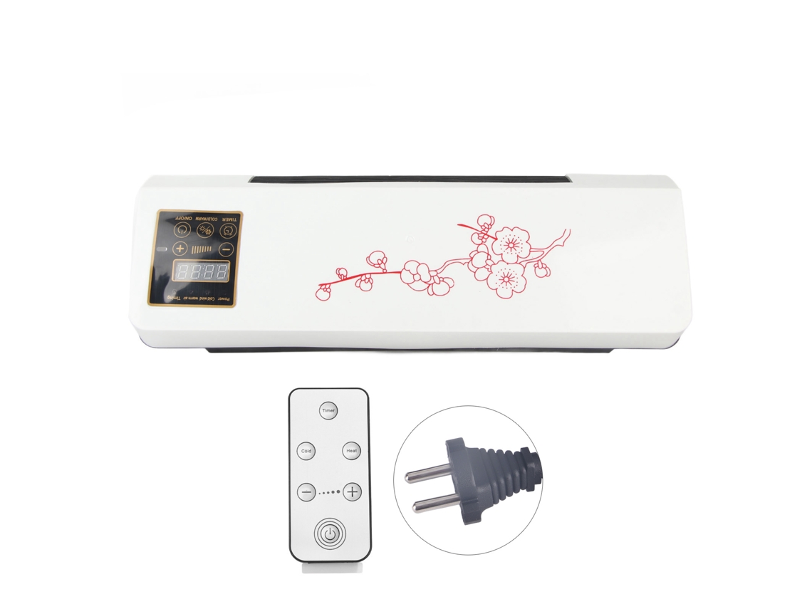 Aquecedor Elétrico Laxiscreed Em Parede Para Quartos E Casas, Com Ventilador De Dupla Função