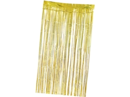 De Franjas Brilhantes, Decoração Para Festa De Casamento, 1 X 2,45 M, Borlas Douradas, Decoração Festiva Para Gokoco