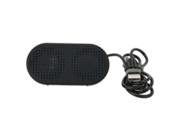 Mini Alto-falantes USB Duplos Portáteis com Placa de Som Integrada, Estéreo, para Laptop e PC CHABERLU