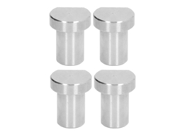 Conjunto de 4 parafusos de aço inoxidável para freio de bancada de 19 mm para marcenaria.