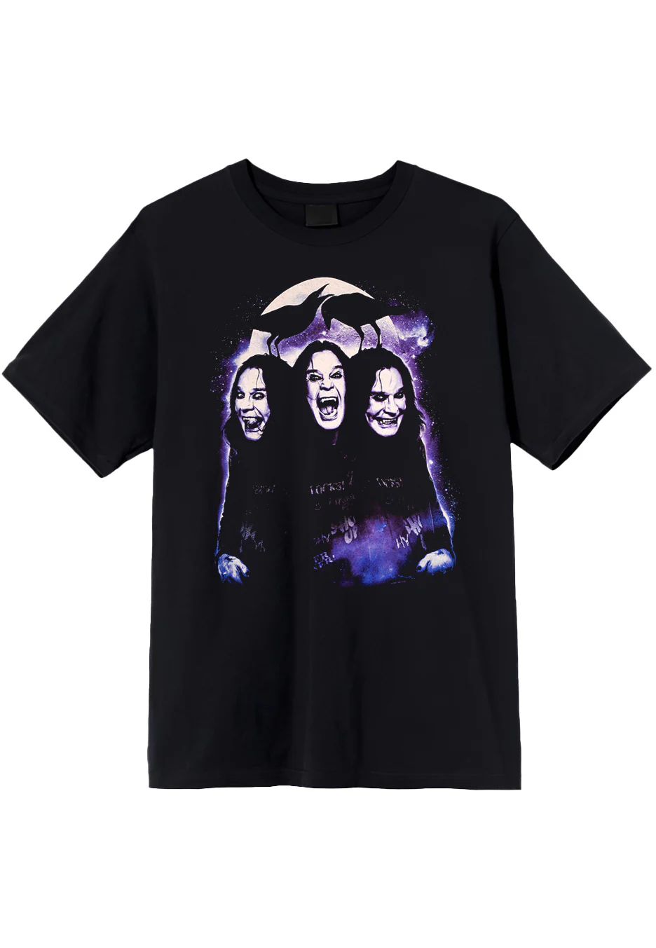 Size:xl Rockinstone Ozzy Osbourne - Crows And Bats - T-shirt Unisex Adults
