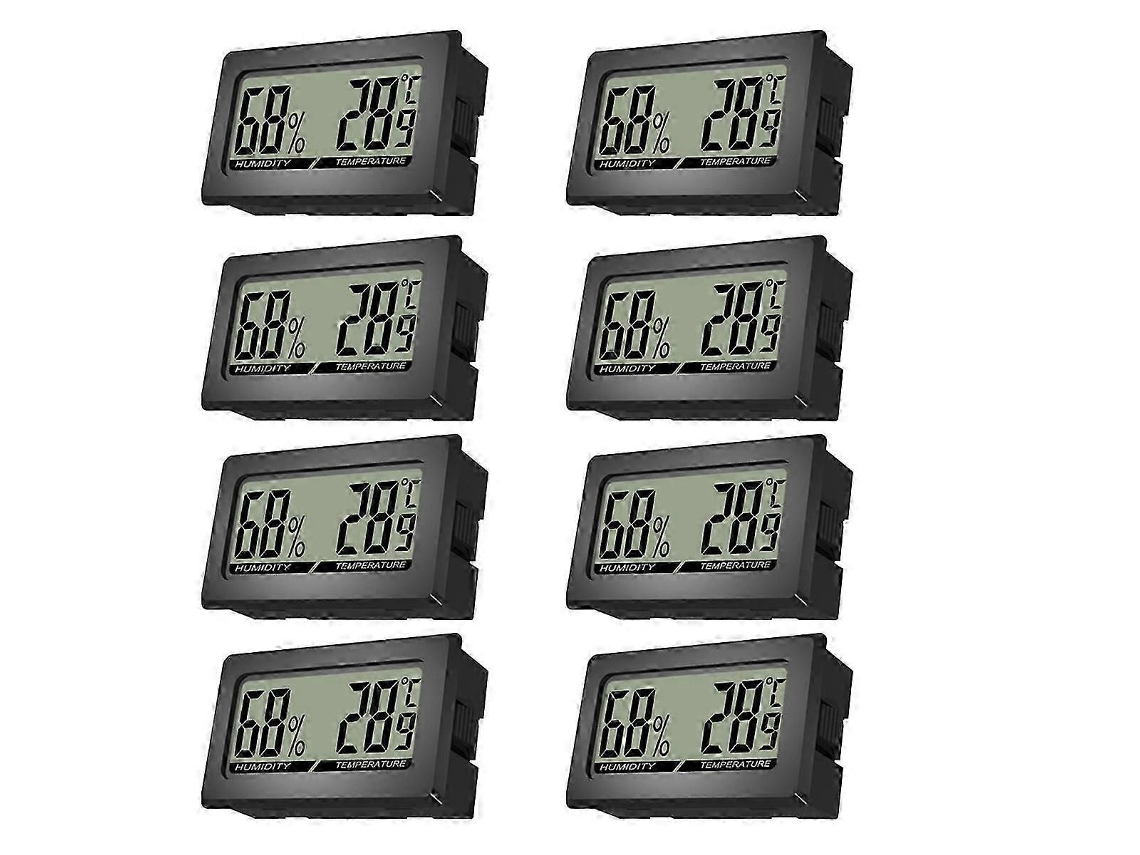 Termômetro E Higrômetro Mini Lcd Digital Para Ambientes Internos Hwy