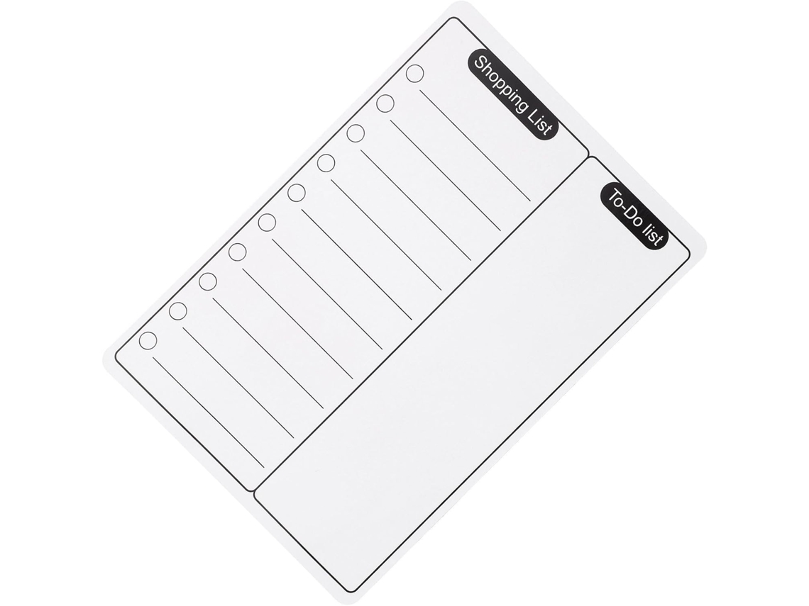 Tableau Magnétique Blanc Effaçable À Sec Léger Aimant Souple, Para Planejamento Diário E Listas Refrigerador